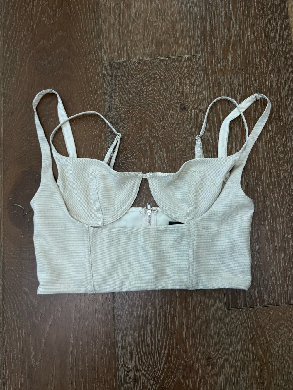 White Fox Ivory Crop Top